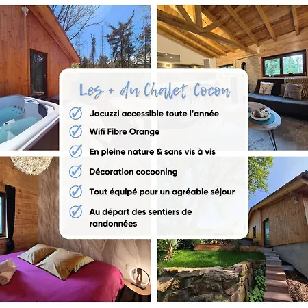 Chalé Le Cocon Et Jacuzzi *